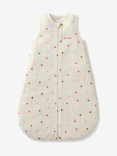 -Baby Sommerschlafsack KLEINE HERZEN aus Musselin Oeko-Tex personalisierbar