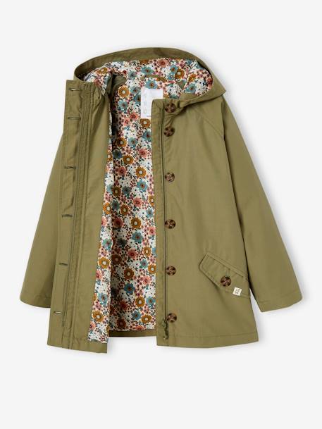 Mädchen Trenchcoat beige+khaki 12