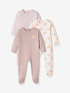 Babymode-Strampler & Schlafanzüge-3er-Pack Baby Strampler aus Interlock-Jersey BASIC Oeko-Tex