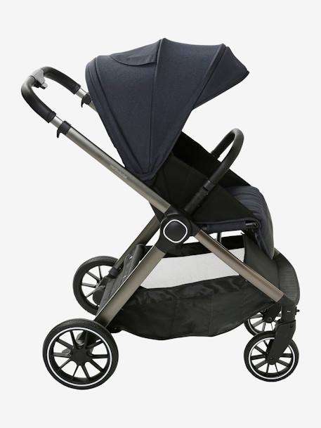 Kombi-Kinderwagen AURIGA mit Babyschale & Babywanne - nachtblau+schiefergrau - 10