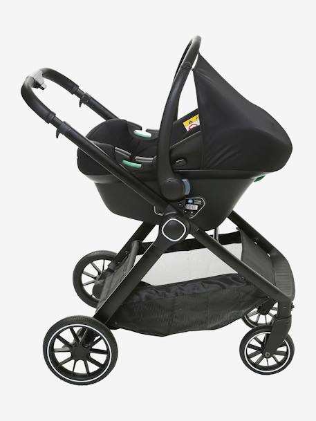 Kombi-Kinderwagen AURIGA mit Babyschale & Babywanne - nachtblau+schiefergrau - 30