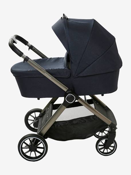 Kombi-Kinderwagen AURIGA mit Babyschale & Babywanne - nachtblau+schiefergrau - 13