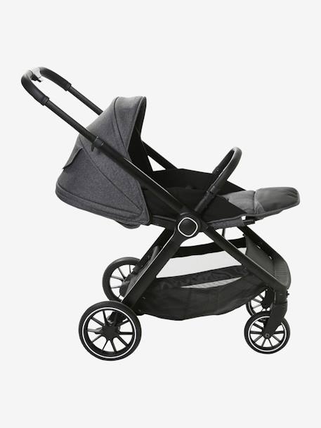 Kombi-Kinderwagen AURIGA mit Babyschale & Babywanne - nachtblau+schiefergrau - 26