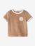 Baby-Set aus Frottee: T-Shirt & Shorts graubeige 4