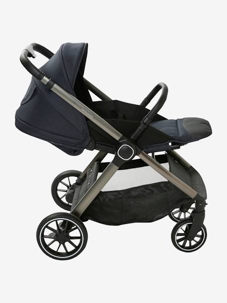 Kombi-Kinderwagen AURIGA mit Babyschale & Babywanne - nachtblau+schiefergrau - 9