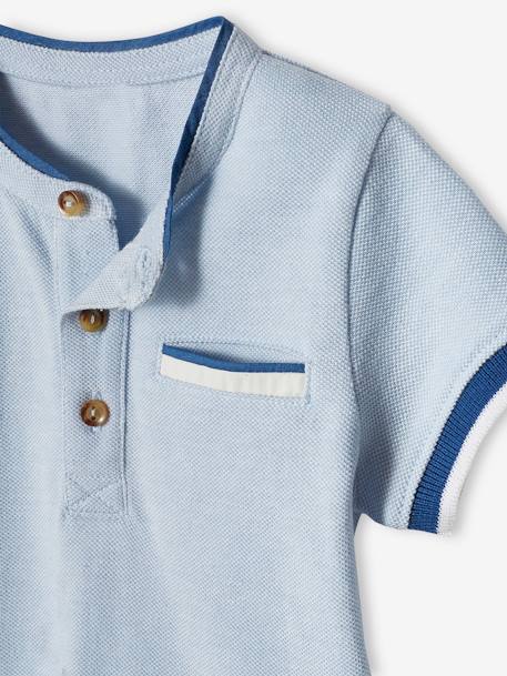 Baby Poloshirt - hellblau - 2