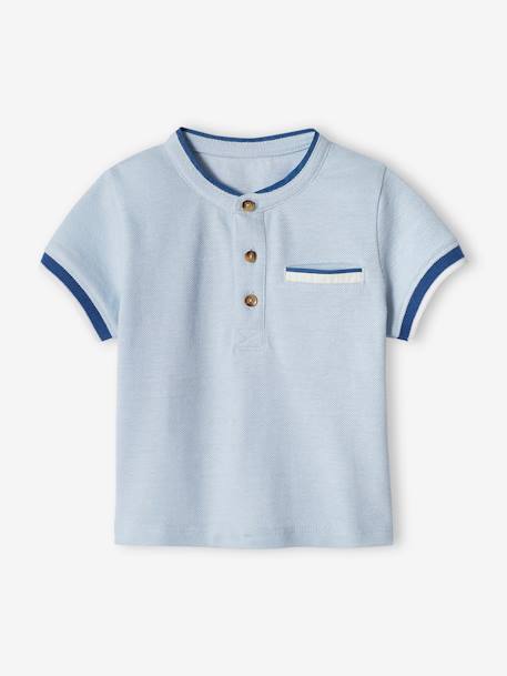 Baby Poloshirt - hellblau - 1