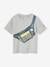 Jungen T-Shirt mit Fake-Bag grau meliert 3