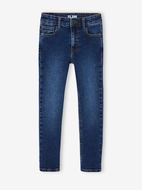 Jungen Slim-Fit-Jeans BASIC - blue stone - 10