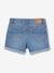 Bestickte Mädchen Jeans-Shorts Oeko-Tex, Bundweite verstellbar dark blue+double stone 6