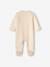 Baby Samt-Strampler Oeko-Tex - beige meliert - 2