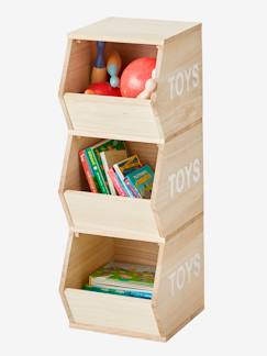 Kinderzimmer-Aufbewahrung-Spielzeugkisten & Truhen-Kinderzimmer Regal TOYS, 3 vertikale Fächer