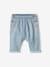 Bestickte Baby Pluderhose, Denim - bleached+cappuccino - 1