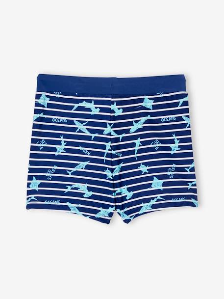 Jungen Badeshorts Oeko-Tex - marine gestreift - 3