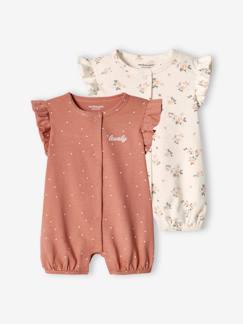 Babymode-Strampler & Schlafanzüge-2er-Pack Mädchen Baby Overalls Oeko-Tex