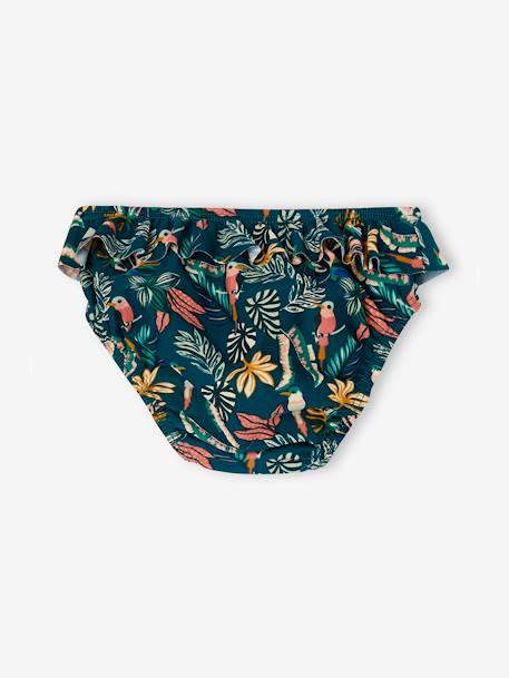 Mädchen Baby Badehose, Capsule Collection JUNGLE Oeko-Tex - dunkelgrün bedruckt - 4