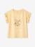 Mädchen T-Shirt mit Volantärmeln - dunkelrosa+hellgelb+marine+pfirsich+weiß/hase - 8