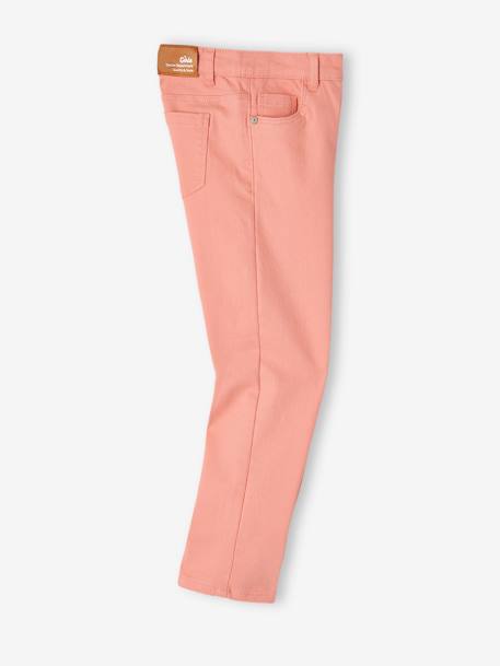 Mädchen Mom-Fit-Hose, Hüftweite COMFORT nachtblau+pfirsich+pudrig rosa+tannengrün+wollweiß 6