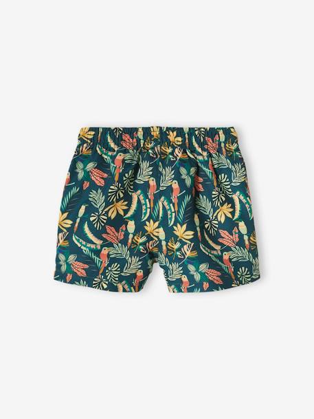 Jungen Baby Badeshorts, Capsule Collection JUNGLE Oeko-Tex dunkelgrün bedruckt 5