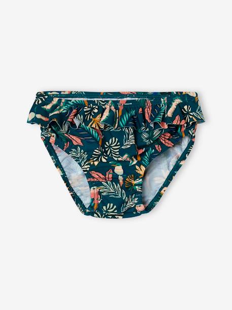 Mädchen Baby Badehose, Capsule Collection JUNGLE Oeko-Tex - dunkelgrün bedruckt - 3