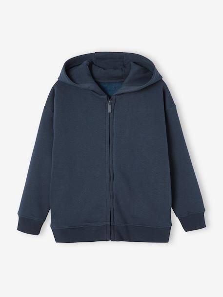 Jungen Kapuzensweatjacke, personalisierbar Oeko-Tex nachtblau 3