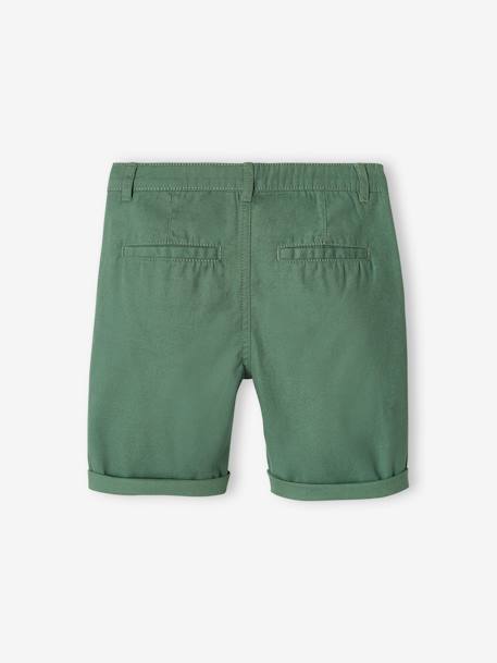 Jungen Chino-Shorts Oeko-Tex - beige+blau+graublau+grün+rot - 22