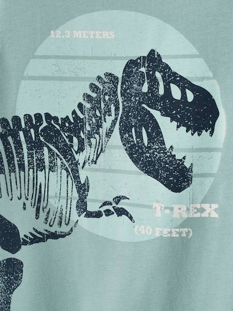 Jungen T-Shirt, Dinosaurier Oeko-Tex dunkelblau+mintgrün 7