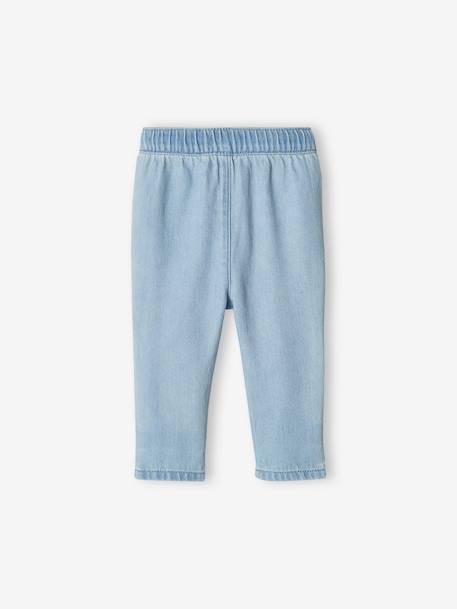 Baby Jeans aus Light-Denim bleached+dunkelblau 4