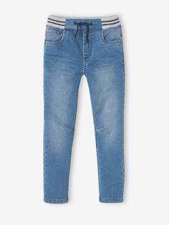 Jungenkleidung-Jungenhosen-Jungen Sweathose, Denim-Optik Oeko-Tex