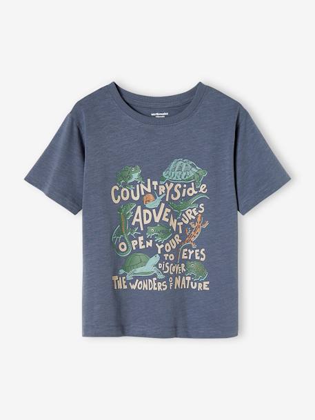 Jungen T-Shirt mit Tiermotiv dunkelblau 3