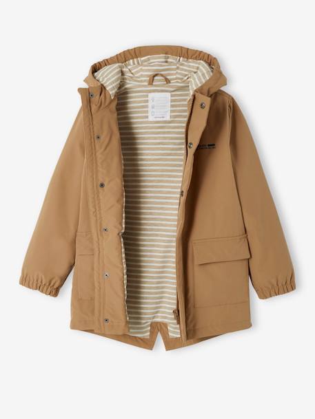 Jungen Jacke mit Kapuze beige 6