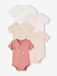 Babymode-5er-Pack Baby Wickelbodys Oeko-Tex