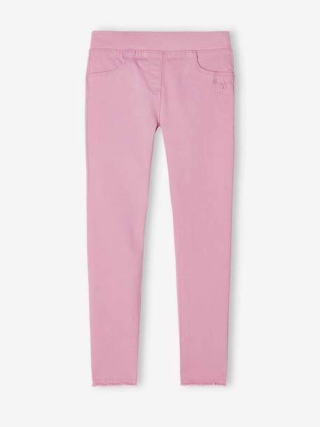 Farbige Mädchen Treggings blush+dunkelrosa+gelb+grün+hellblau+khaki+nachtblau+pfirsich 6