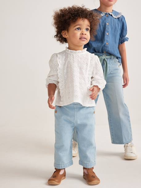 Weite Baby Jeans mit Zierknöpfen double stone 3