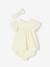 Baby-Set: Kleid, Spielhose & Haarband - hellgelb - 1