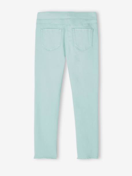 Farbige Mädchen Treggings blush+dunkelrosa+gelb+grün+hellblau+khaki+nachtblau+pfirsich 23