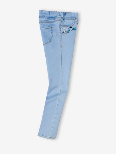 Mädchen Jeggings WATERLESS, Hüftweite SLIM Oeko-Tex, Bundweite verstellbar blue stone+double stone+schwarz 9