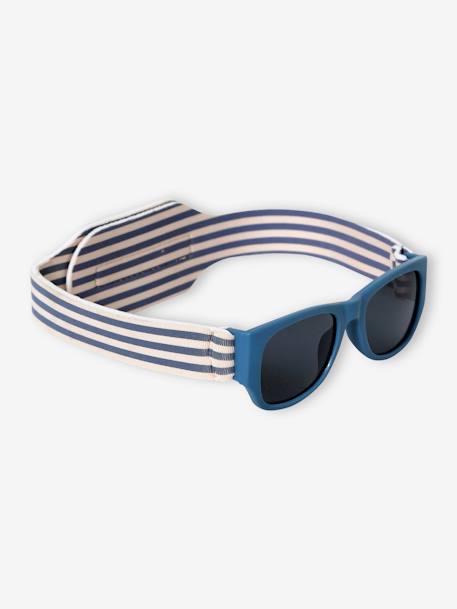 Jungen Baby Sonnenbrille mit Klettband eisblau 1