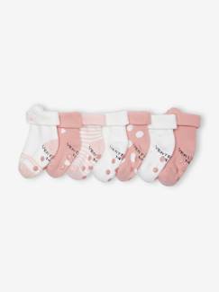 -7er-Pack Mädchen Baby Stoppersocken mit Katze Oeko-Tex