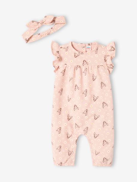 Baby-Set Disney BAMBI: Overall & Haarband - altrosa - 1