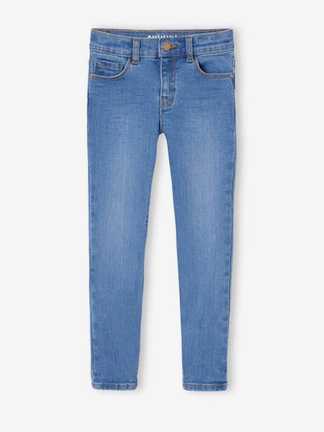 Mädchen Skinny-Jeans BASIC blau+blue stone+helles blau 11