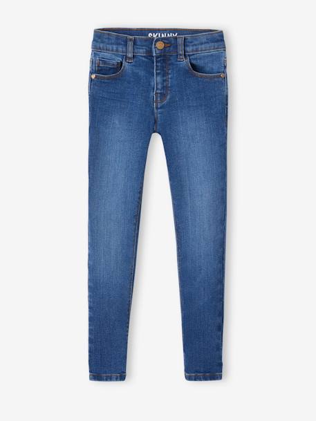 Mädchen Skinny-Jeans BASIC - blau+blue stone+helles blau - 4