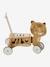 Baby 2-in-1-Rutschfahrzeug/Lauflernwagen, Holz FSC® natur+rosa 12