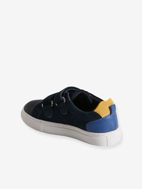 Jungen Klett-Sneakers, Anziehtrick marine+set blau 3