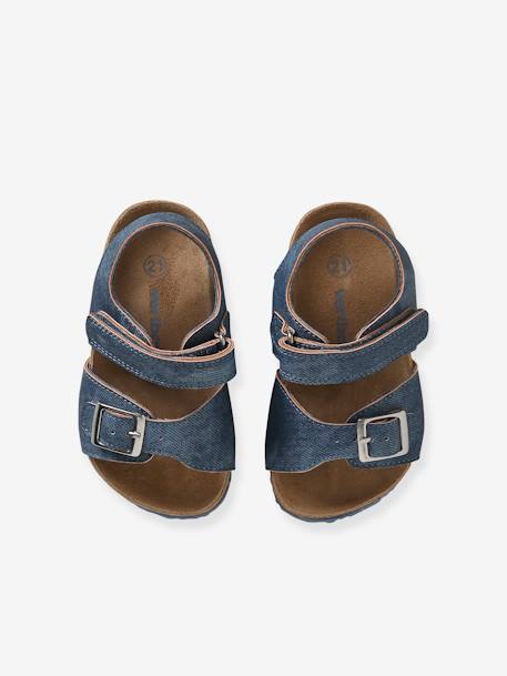 Baby Sandalen, Denim-Optik blau 4