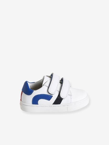 Baby Klett-Sneakers blau+weiß/blau 11