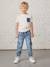 Jungen Cargo-Jeans mit Dehnbund Oeko-Tex - blue stone+double stone - 17