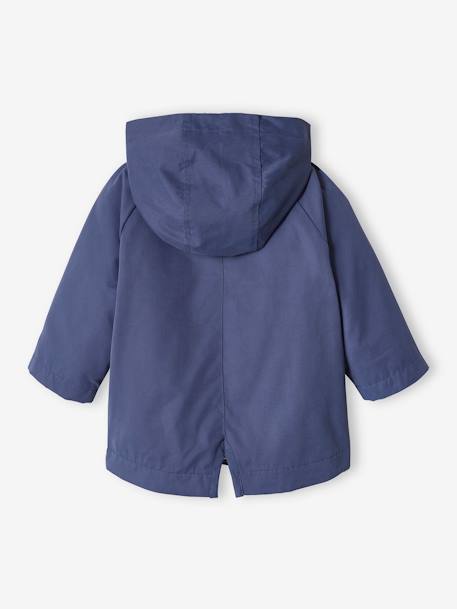 Baby Regenjacke mit Innenjacke - dunkelblau - 3