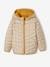 Wendbare Mädchen Light-Steppjacke, Kapuze, Recycling-Polyester anthrazit bedruckt+hellbeige bedruckt+nachtblau+rosa bedruckt 13