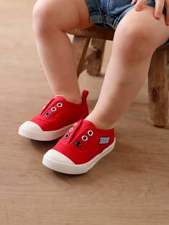 Kinderschuhe-Jungenschuhe-Baby Stoff-Sneakers mit Gummizug